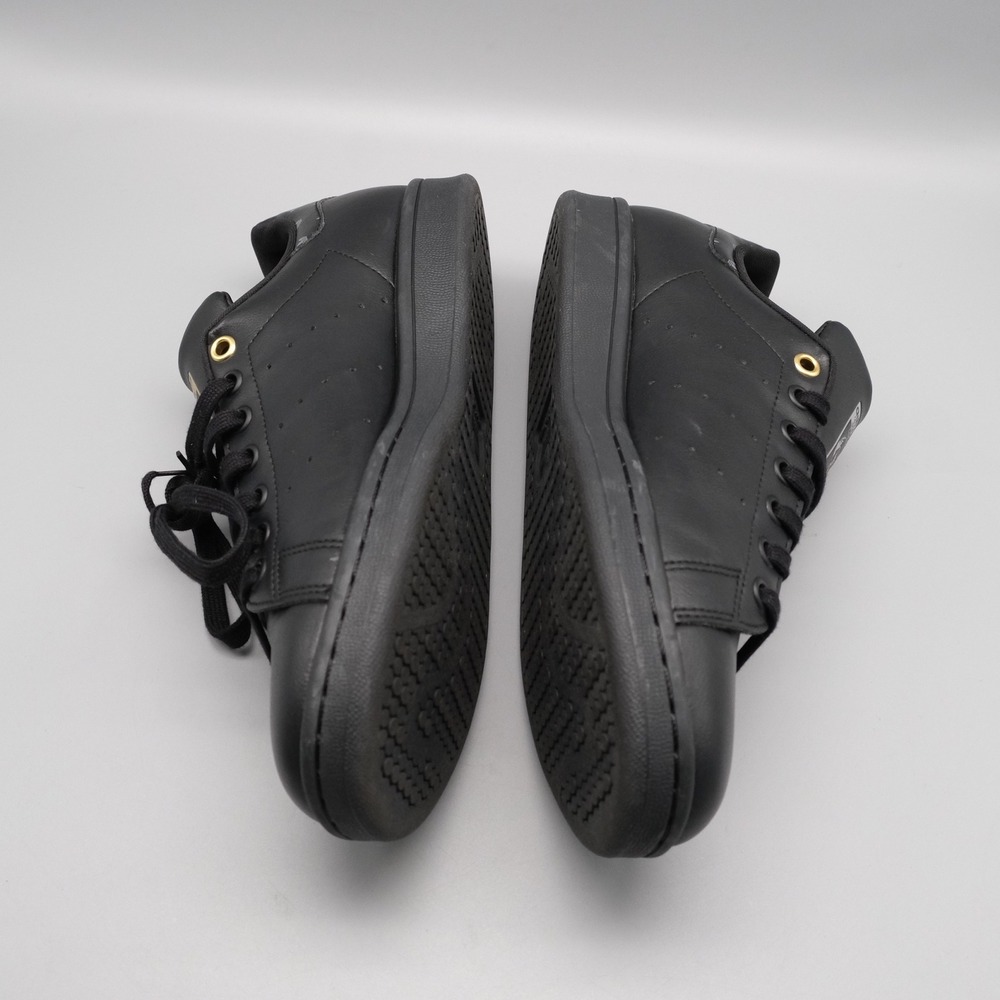 Adidas Stan Smith Sneakers Women Size 9 Black Gold FX5646 Primegreen - Picture 4 of 12